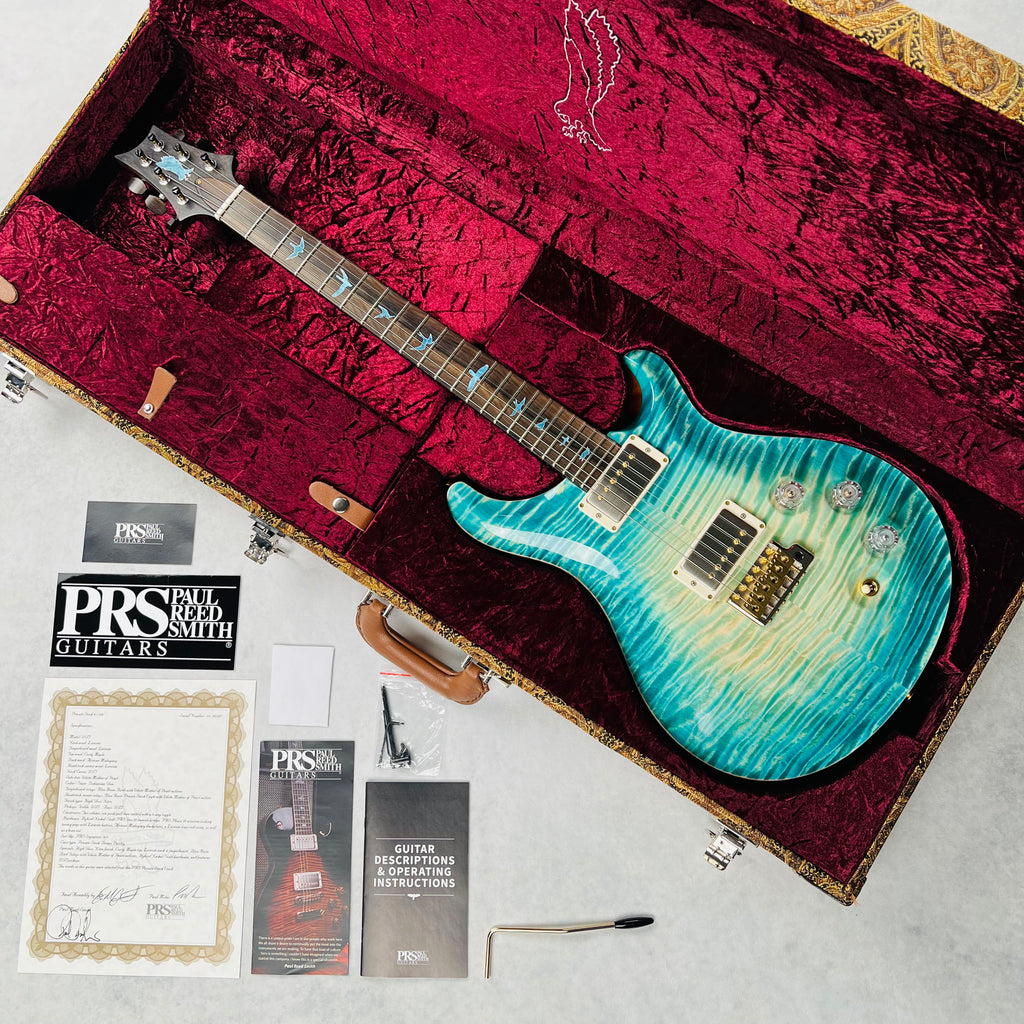 PRS Private Stock DGT Flame Top Ziricote Neck 2024 - Bahamian Glow - 21