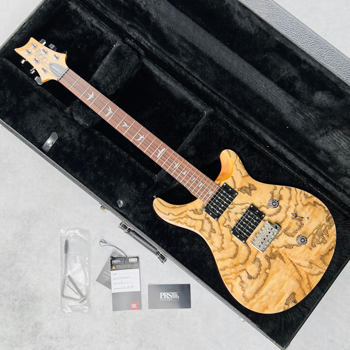 PRS SE Custom 24 Burled Ash Exotic Limited Edition w/ Case 2025