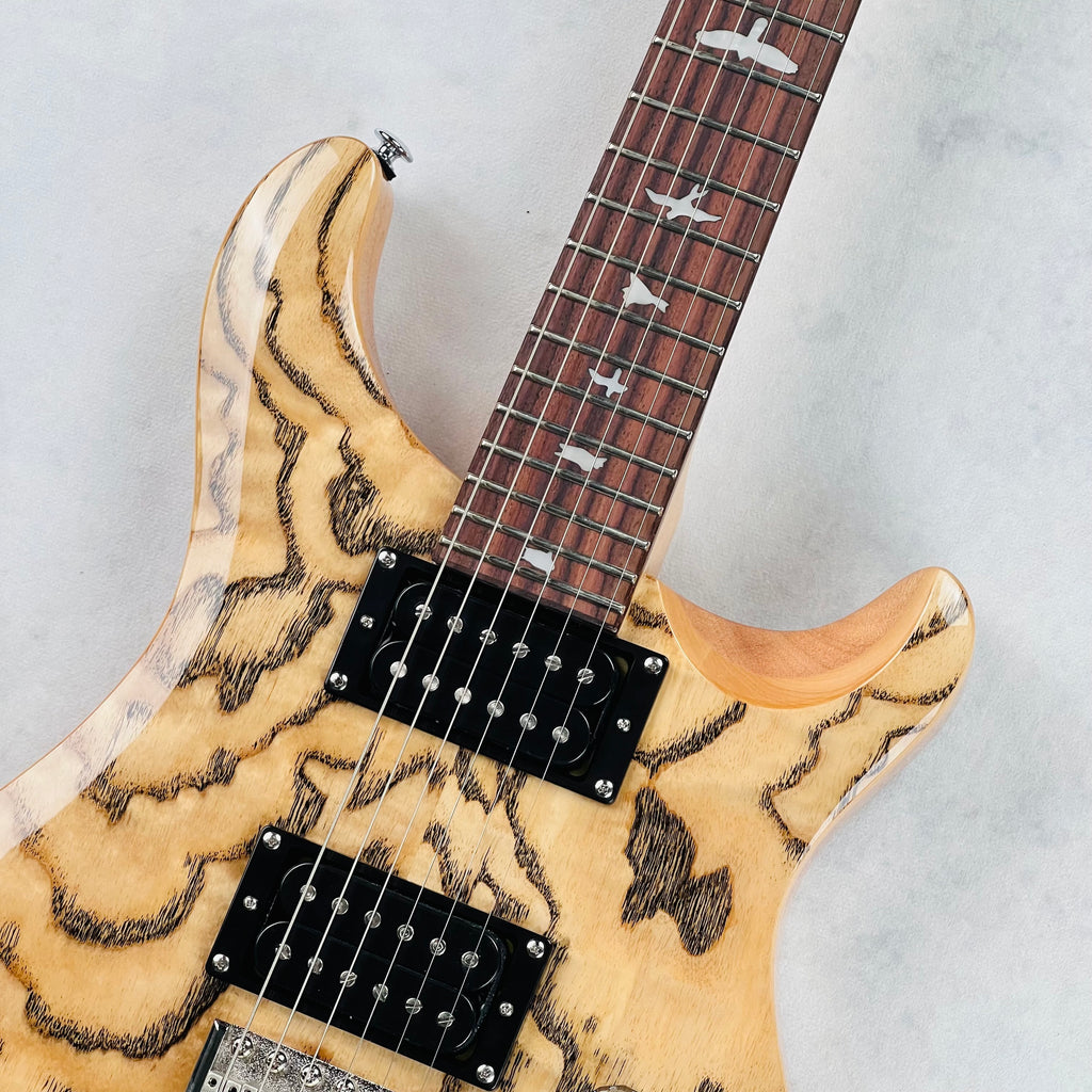 PRS SE Custom 24 Burled Ash Exotic Limited Edition w/ Case 2025 - Natural - 3