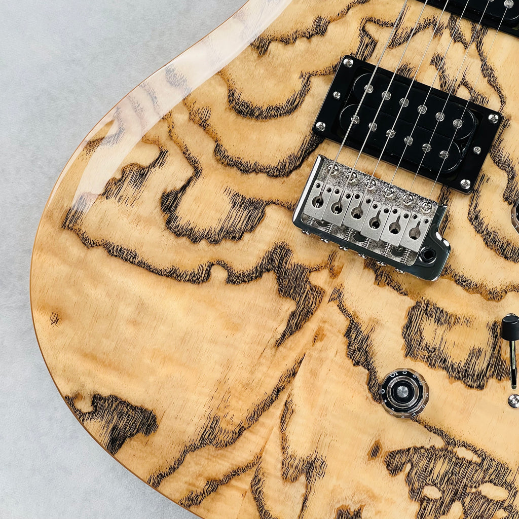 PRS SE Custom 24 Burled Ash Exotic Limited Edition w/ Case 2025 - Natural - 4