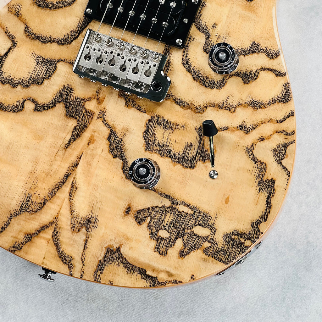 PRS SE Custom 24 Burled Ash Exotic Limited Edition w/ Case 2025 - Natural - 5