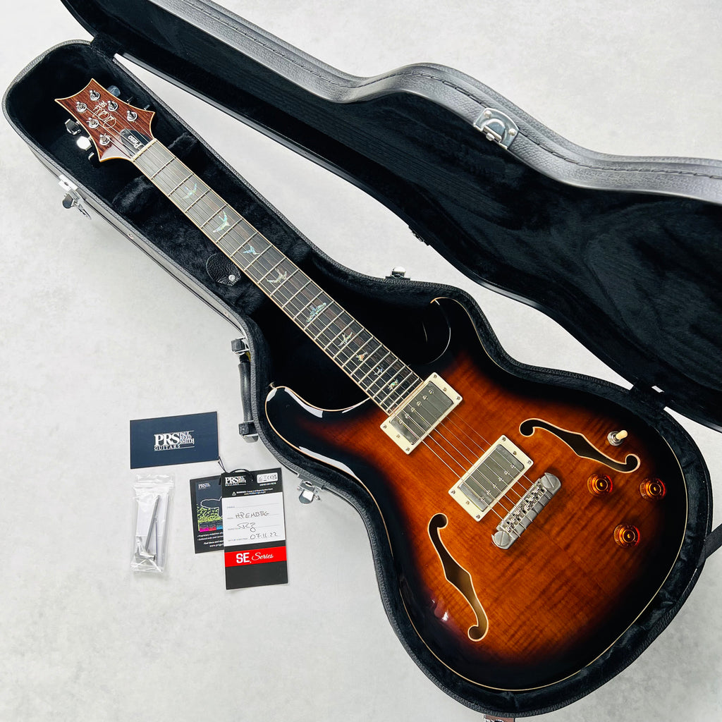 PRS SE Hollowbody II Piezo 2022 - Black Gold Burst - 17