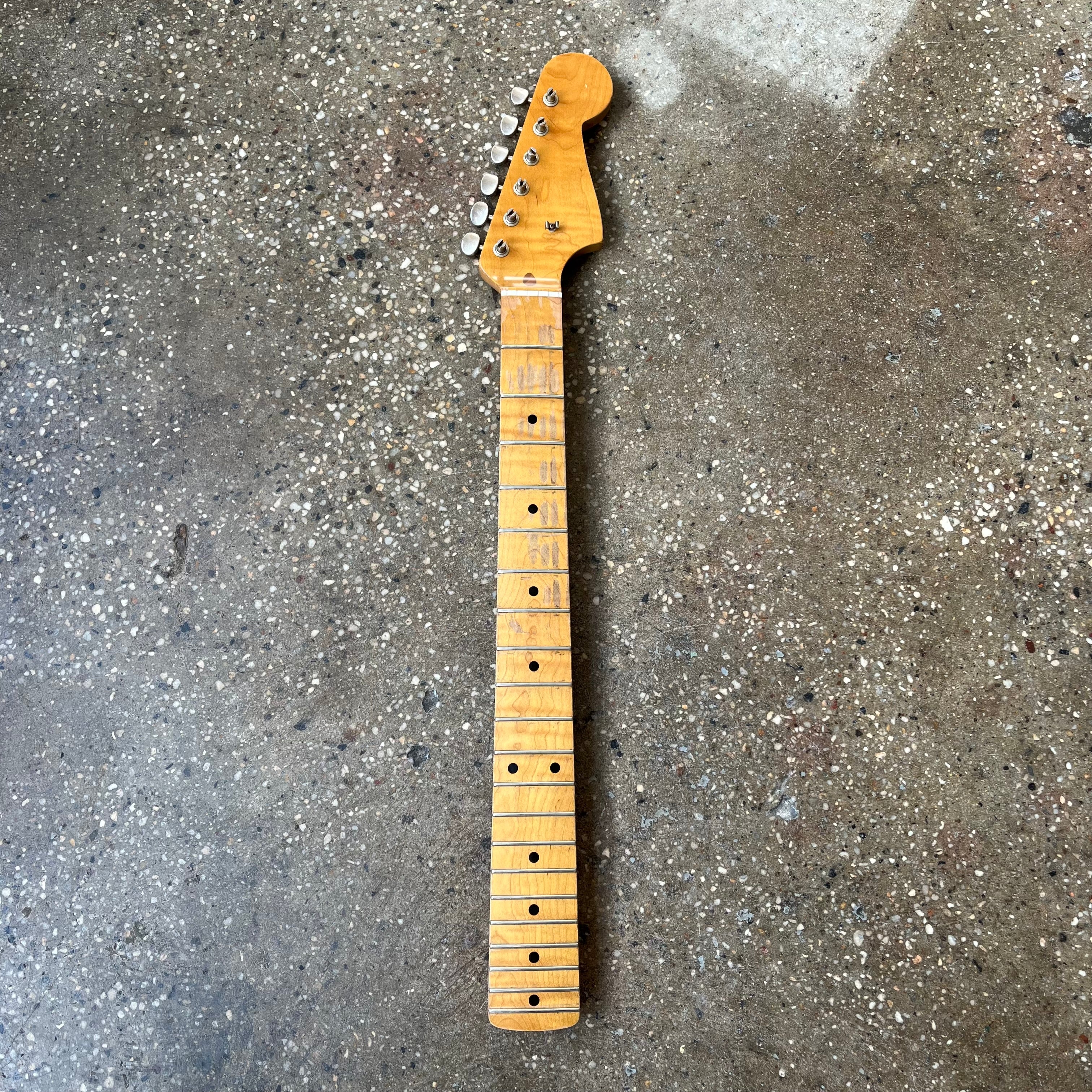 MJT Flame Maple Strat Neck | Tone Wolf