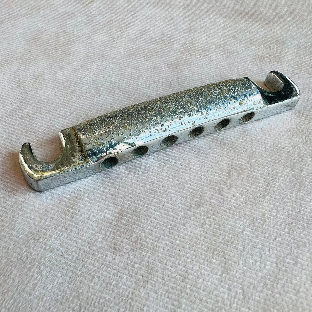 Gibson Stop Bar Tailpiece 1970s - Chrome - 3