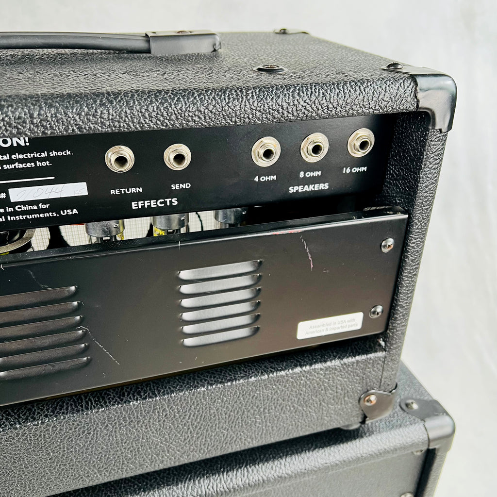 Reverend Hellhound 40/60 Head & 4x10" Cabinet Amplifier Stack 2001 - Black - 15