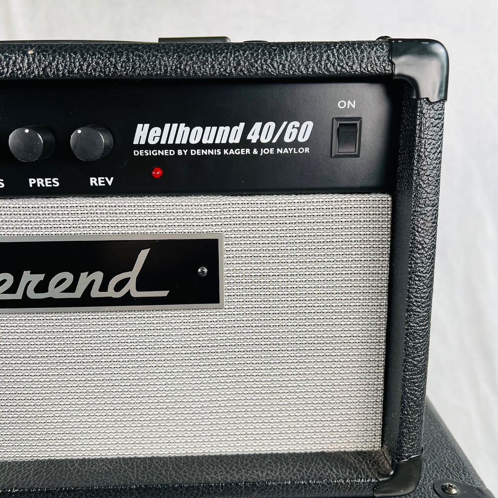 Reverend Hellhound 40/60 Head & 4x10" Cabinet Amplifier Stack 2001 - Black - 4