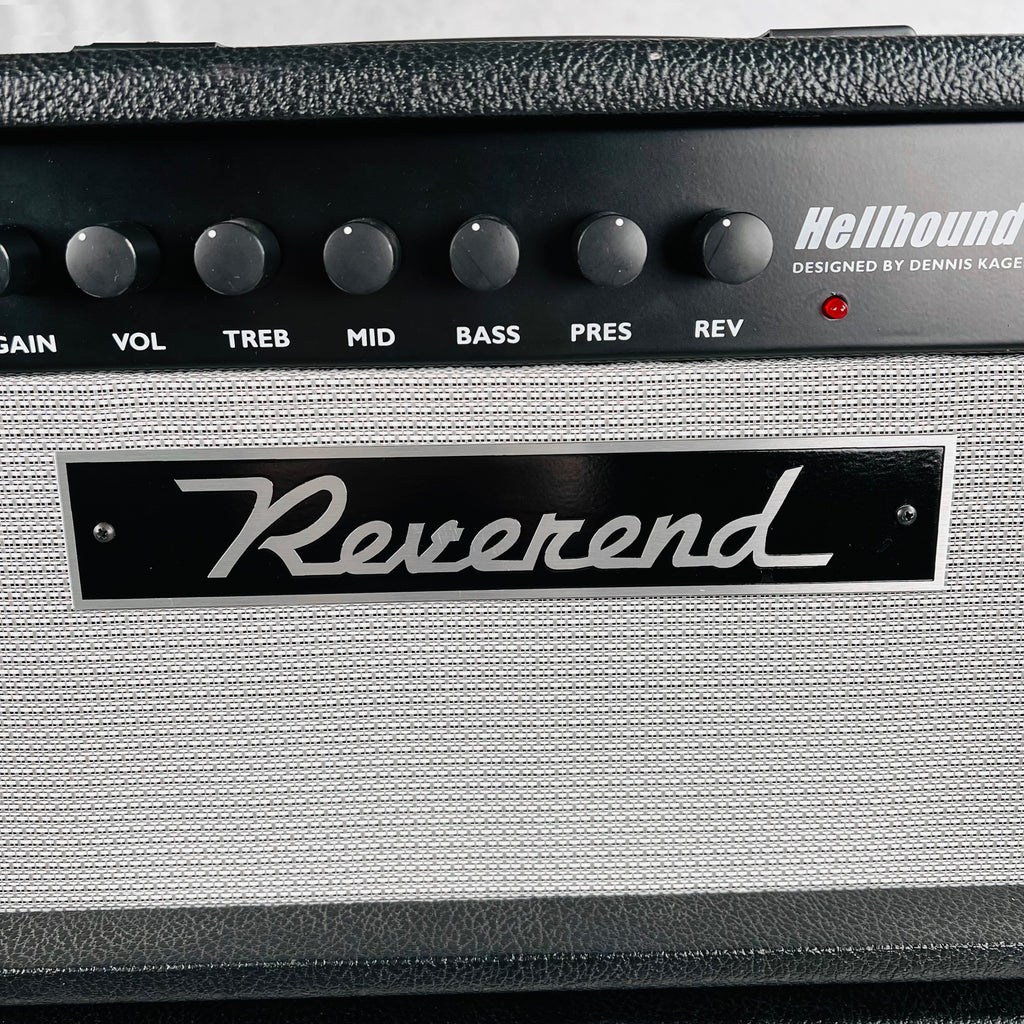 Reverend Hellhound 40/60 Head & 4x10" Cabinet Amplifier Stack 2001 - Black - 5