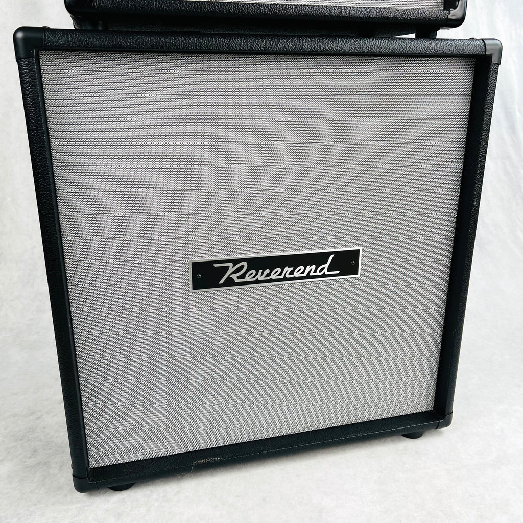 Reverend Hellhound 40/60 Head & 4x10" Cabinet Amplifier Stack 2001 - Black - 7