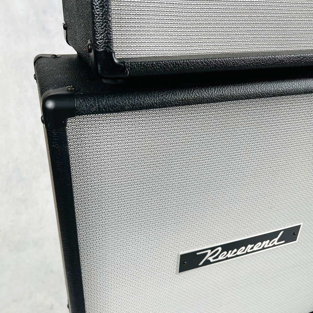 Reverend Hellhound 40/60 Head & 4x10" Cabinet Amplifier Stack 2001 - Black - 8