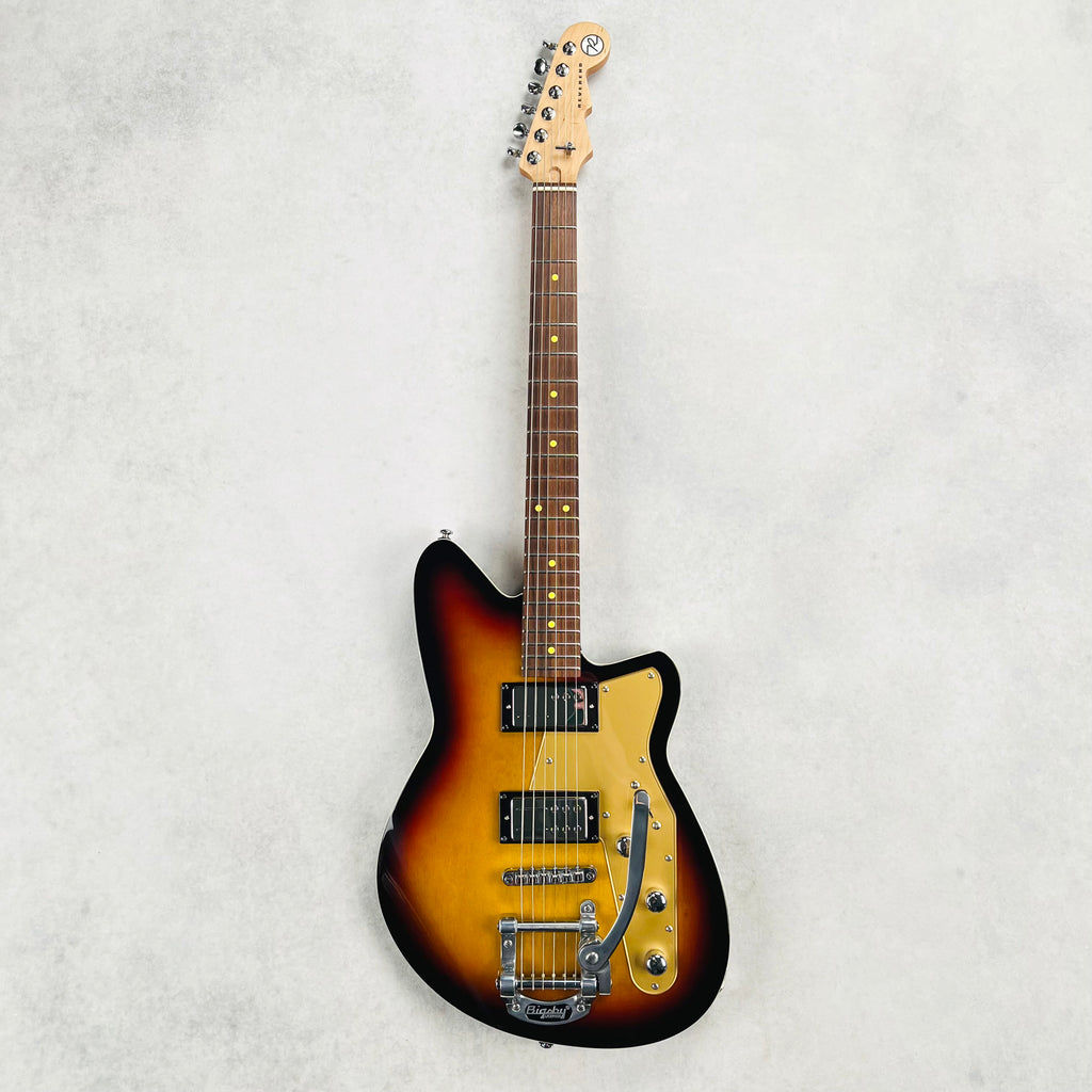 Reverend Jetstream HC Bigsby 2020s - 3-Tone Burst - 2