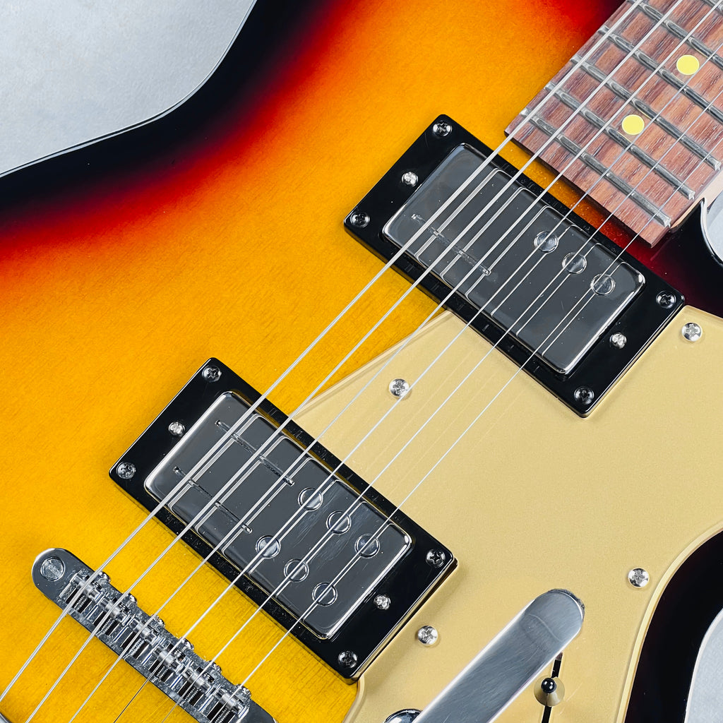 Reverend Jetstream HC Bigsby 2020s - 3-Tone Burst - 6