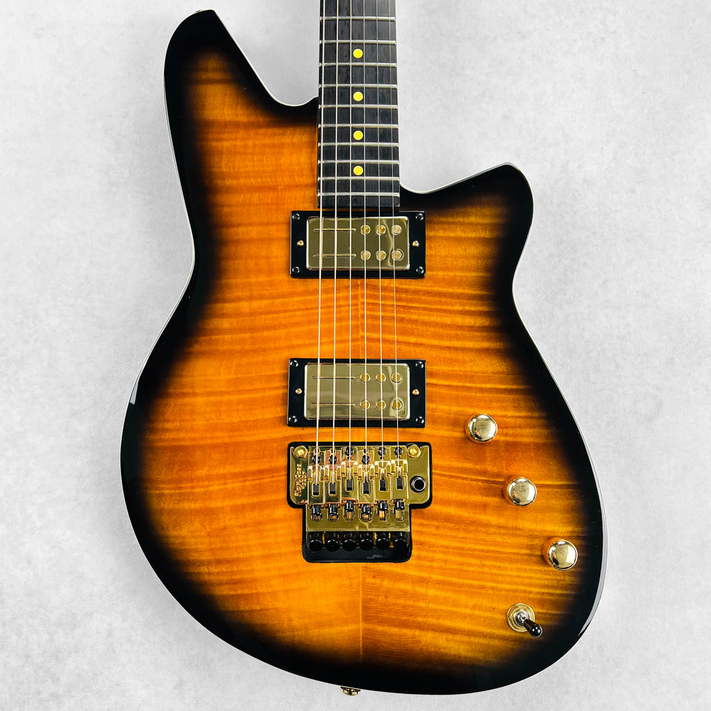 Reverend Kingbolt Flame Maple 2025 - Coffee Burst - 1
