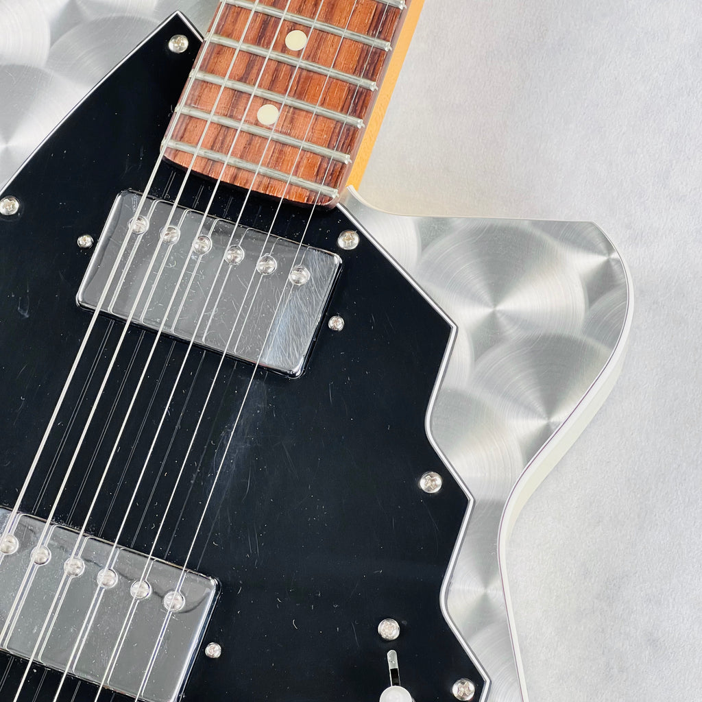 Reverend USA Rocco Electric Guitar 2000s - Engine Turned Top - 6