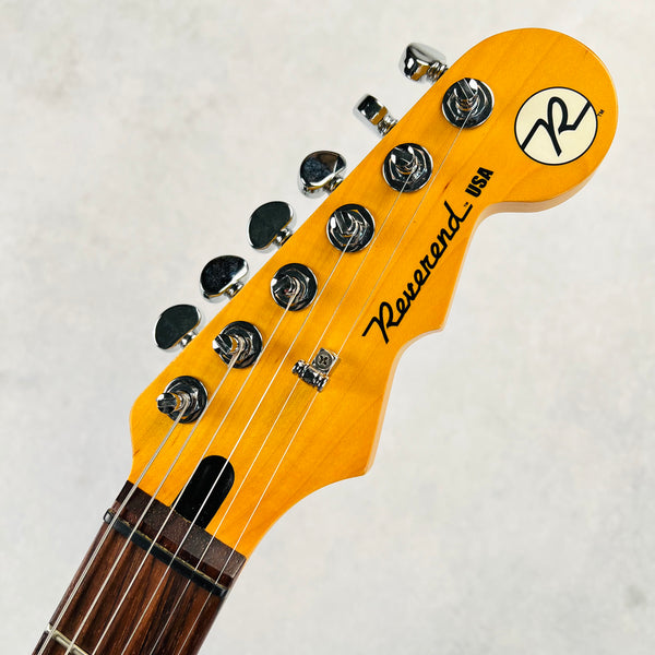 Reverend USA Rocco Electric Guitar 2000s - Engine Turned Top - 9