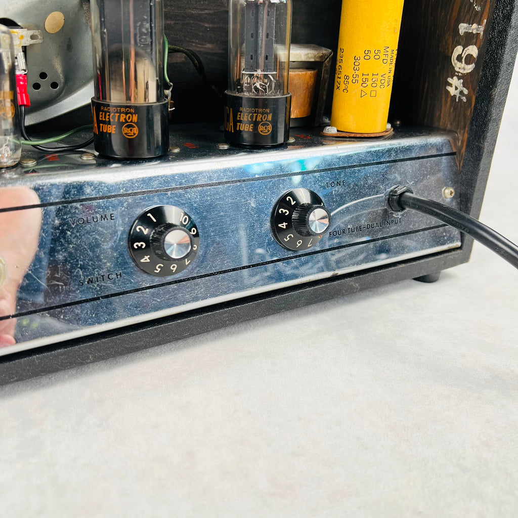Rex Valco Model 6143 1x8" Combo Amplifier 1965 - Black - 9