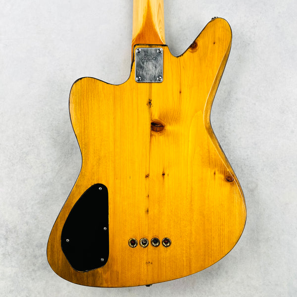 Rick Kelly Carmine Street Guitars NYC Bowery Pine Offset 4-String Bass 2025 - Natural - 10
