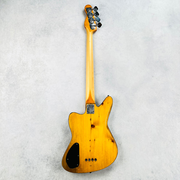 Rick Kelly Carmine Street Guitars NYC Bowery Pine Offset 4-String Bass 2025 - Natural - 11