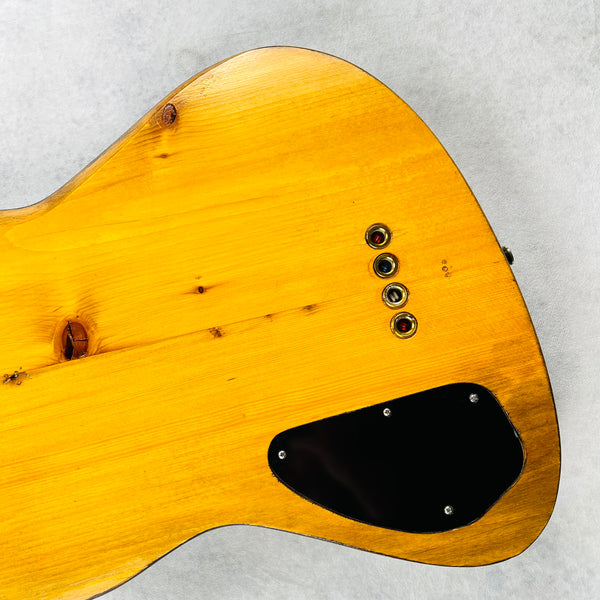 Rick Kelly Carmine Street Guitars NYC Bowery Pine Offset 4-String Bass 2025 - Natural - 12