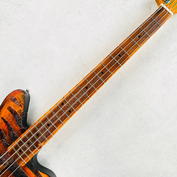 Rick Kelly Carmine Street Guitars NYC Bowery Pine Offset 4-String Bass 2025 - Natural - 8
