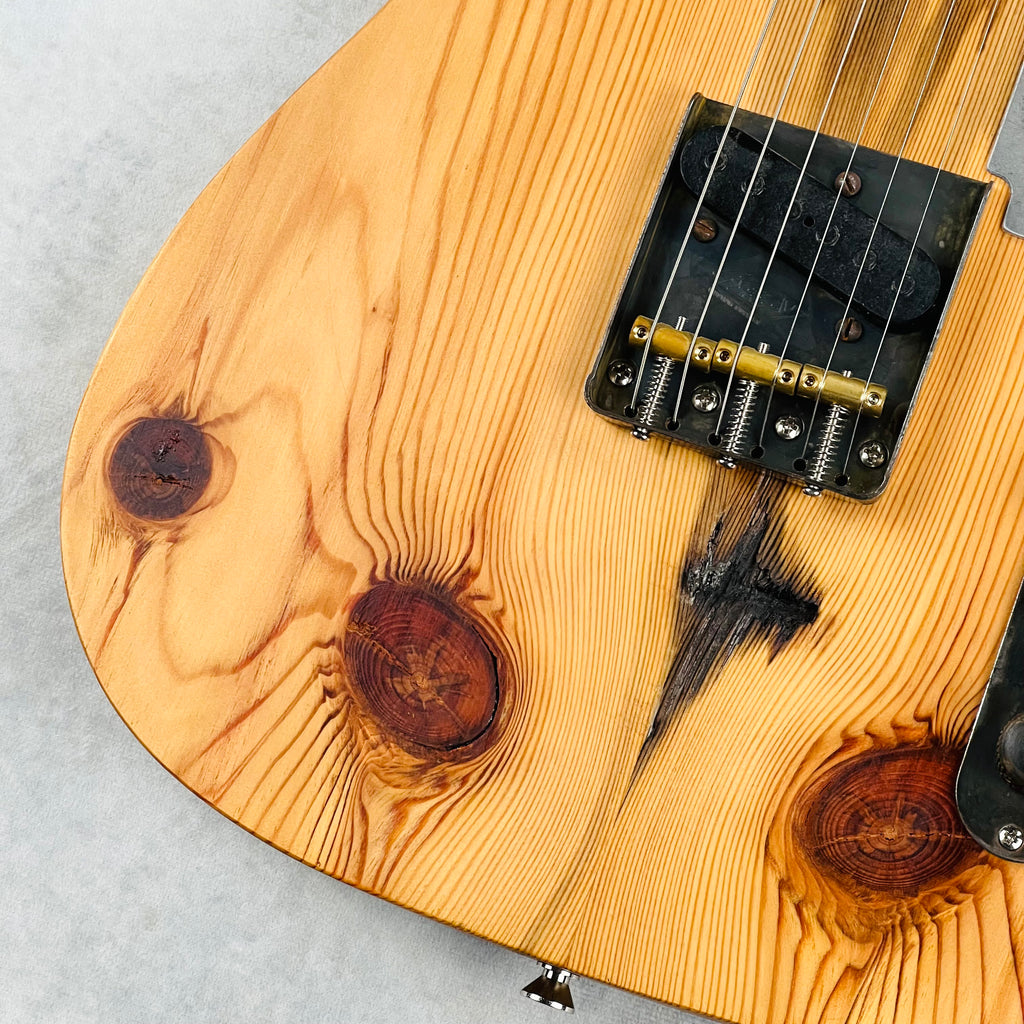 Rick Kelly Knotty Pine T-Style Snakehead Electric Guitar 2025 - Natural - 4