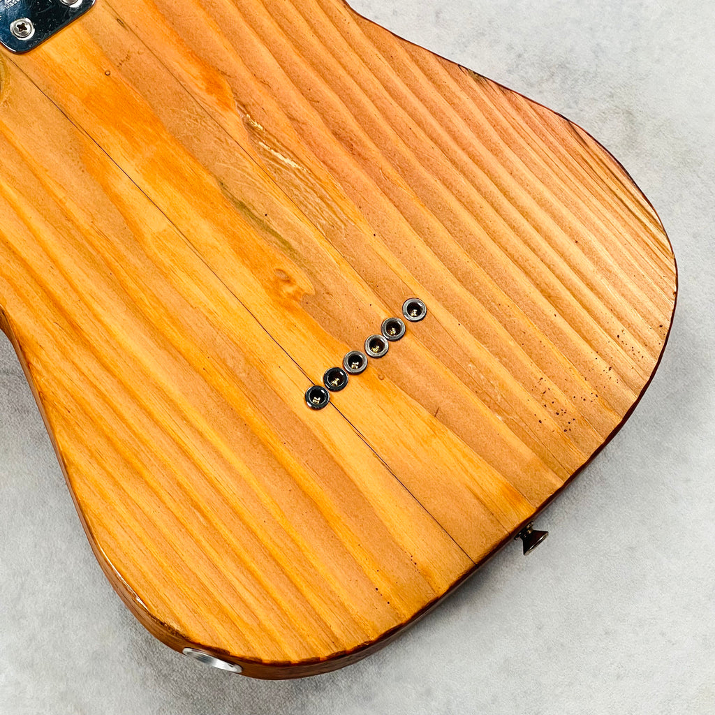 Rick Kelly Mini T-Style Bowery Pine Guitar 2021 - Natural - 10