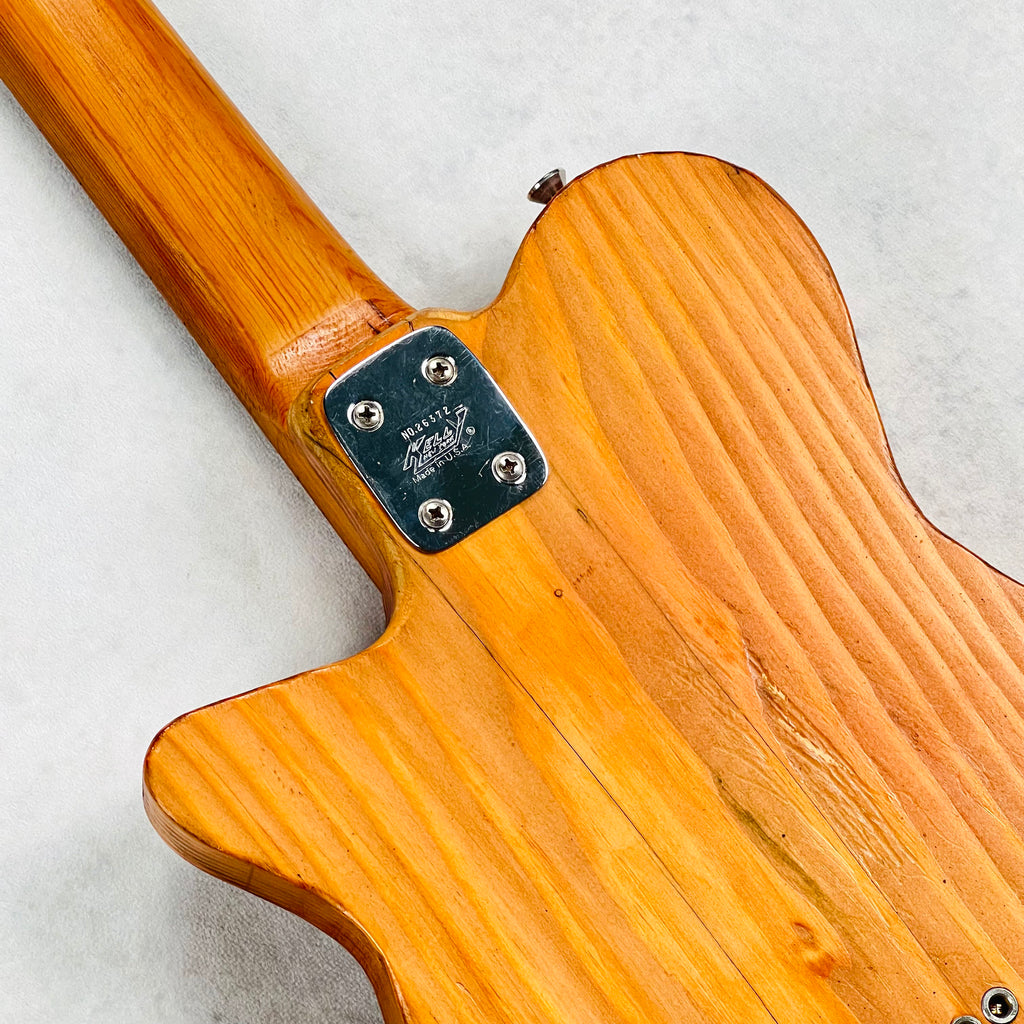 Rick Kelly Mini T-Style Bowery Pine Guitar 2021 - Natural - 11