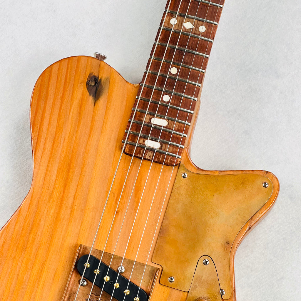 Rick Kelly Mini T-Style Bowery Pine Guitar 2021 - Natural - 3