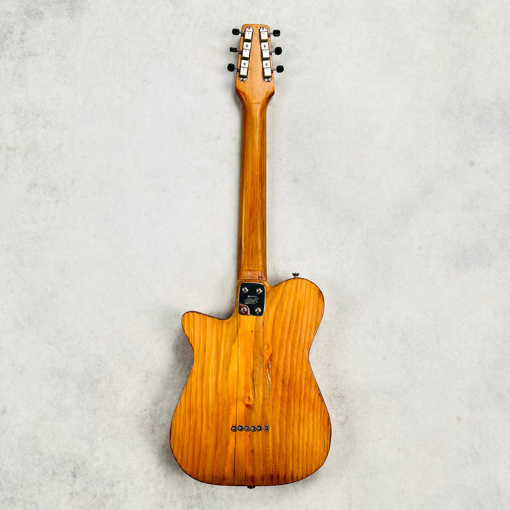Rick Kelly Mini T-Style Bowery Pine Guitar 2021 - Natural - 9
