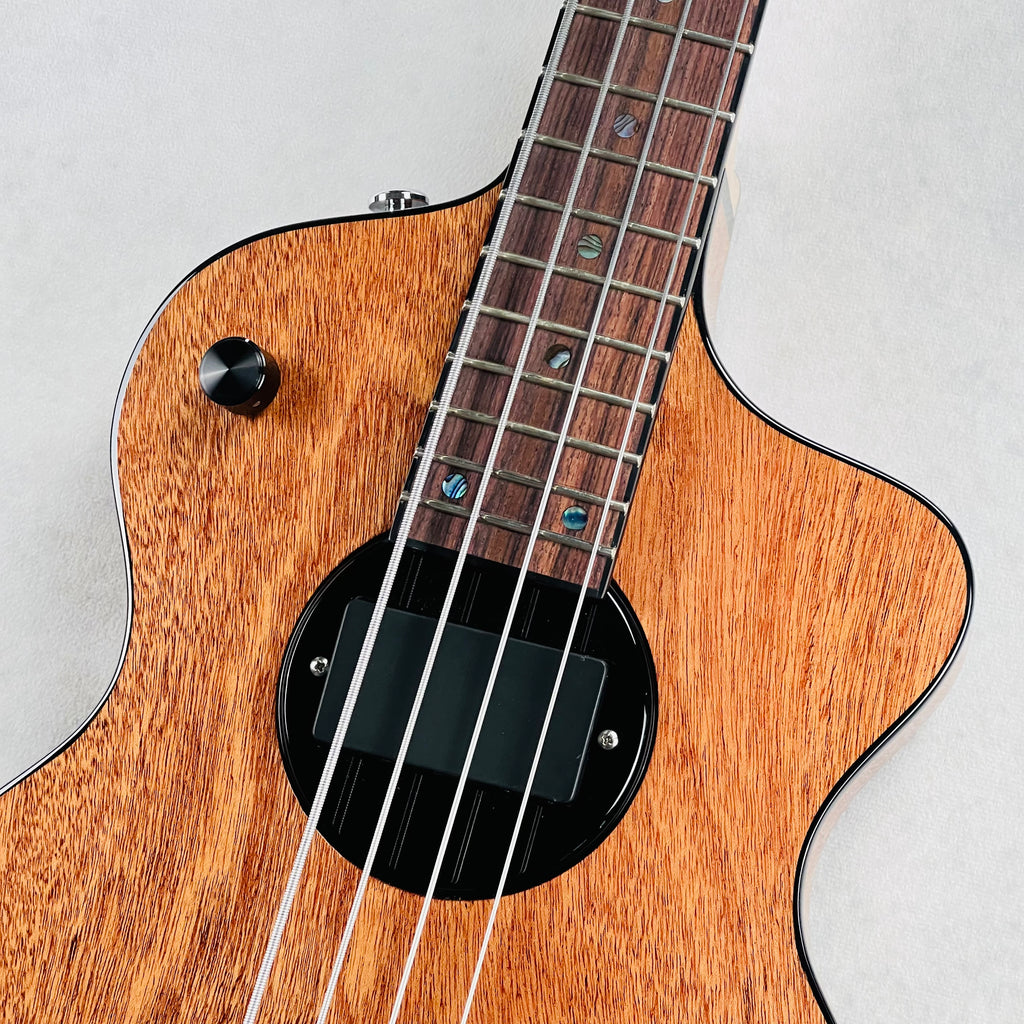 Rick Turner Model 1 Deluxe Mahogany Custom 4-String Bass 2025 - Natural - 3