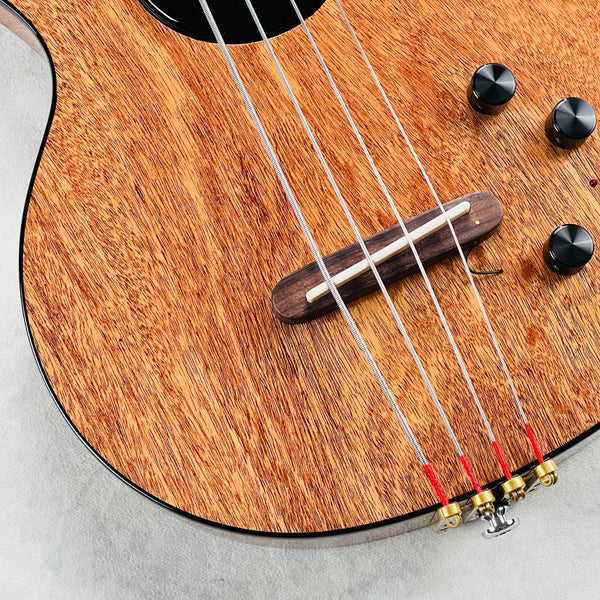 Rick Turner Model 1 Deluxe Mahogany Custom 4-String Bass 2025 - Natural - 4