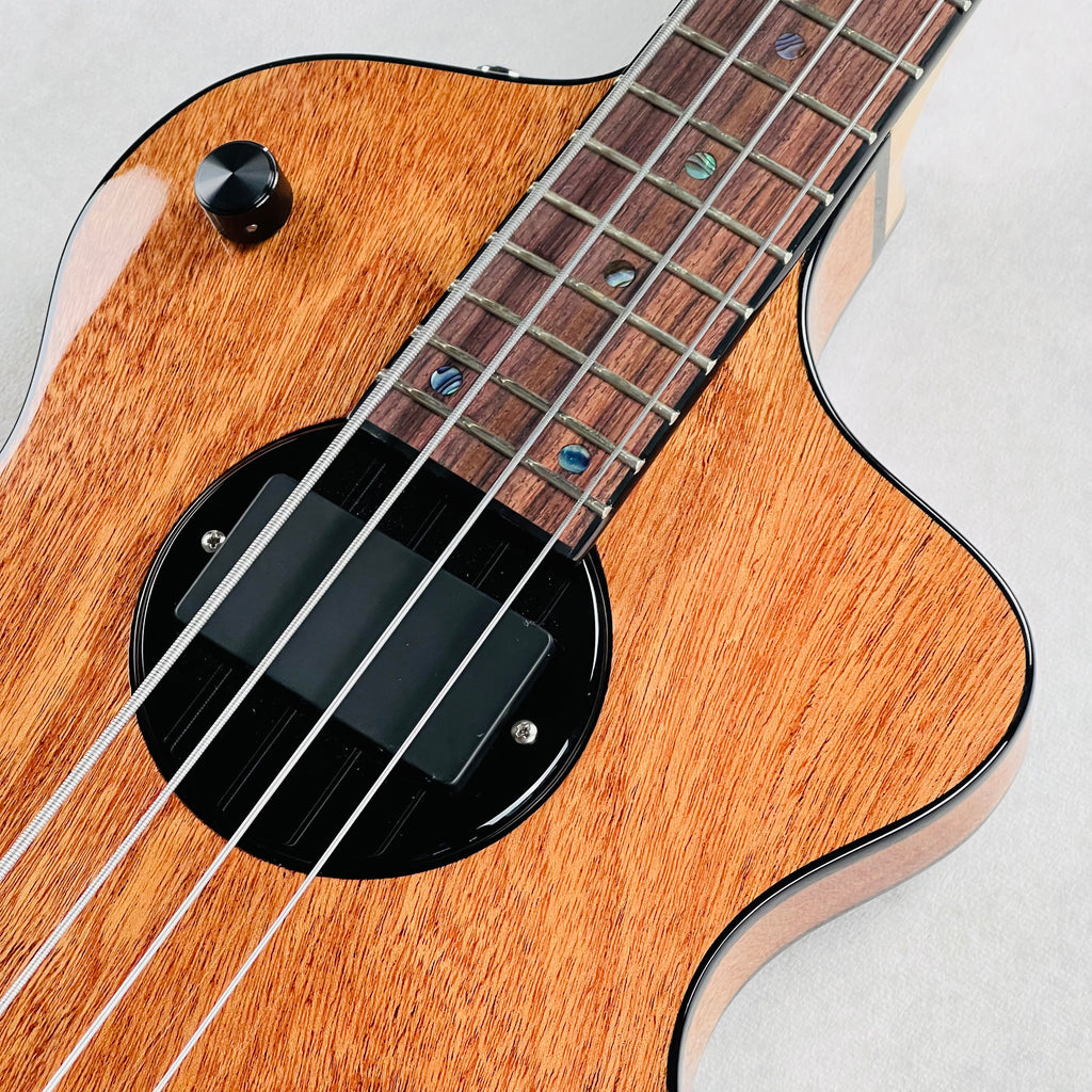 Rick Turner Model 1 Deluxe Mahogany Custom 4-String Bass 2025 - Natural - 6