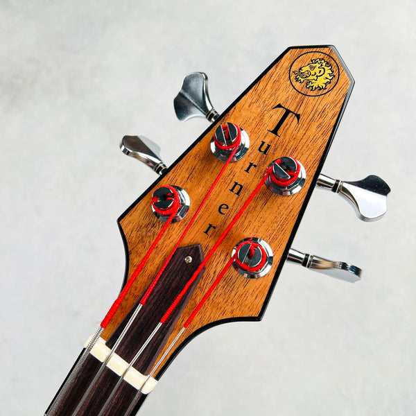 Rick Turner Model 1 Deluxe Mahogany Custom 4-String Bass 2025 - Natural - 8