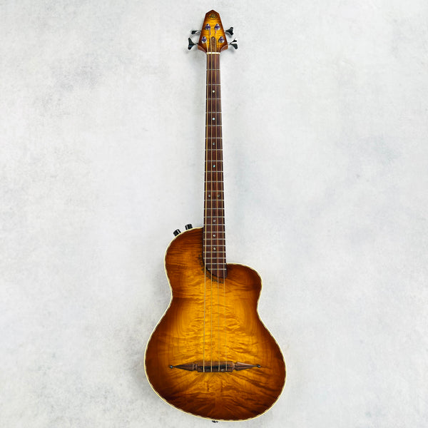 Rick Turner Renaissance 4-String Acoustic-Electric Piezo Bass Guitar - Sunburst - 2