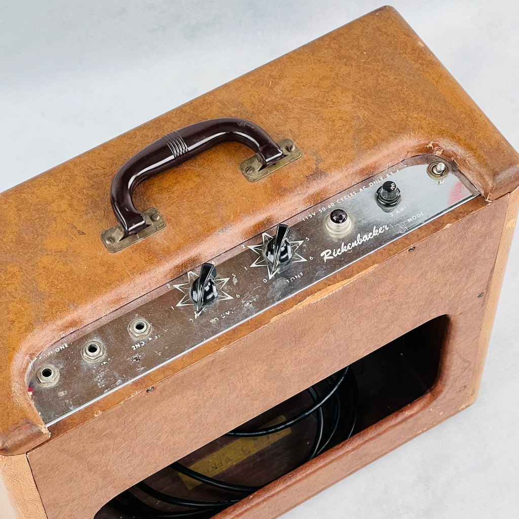 Rickenbacker M-11 1x12" Combo Amplifier 1950s - Brown - 9