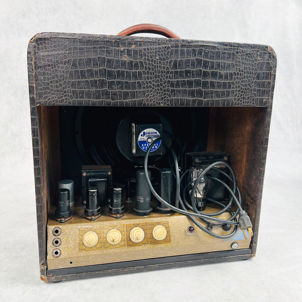 Rickenbacker Pro 12 Model DJ-12-A 1x12" Combo Amplifier 1940s - Black Alligator - 7