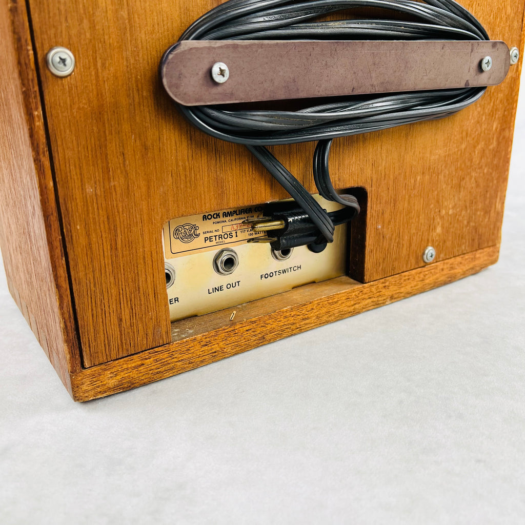 Rock Amps Petros 1 High Gain 1x10" Combo Amp 1980s - Brown - 11