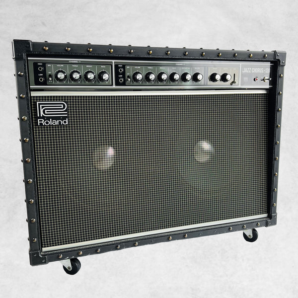 Roland JC-120 Jazz Chorus 2x12" Combo Amplifier 1980s - Black - 1