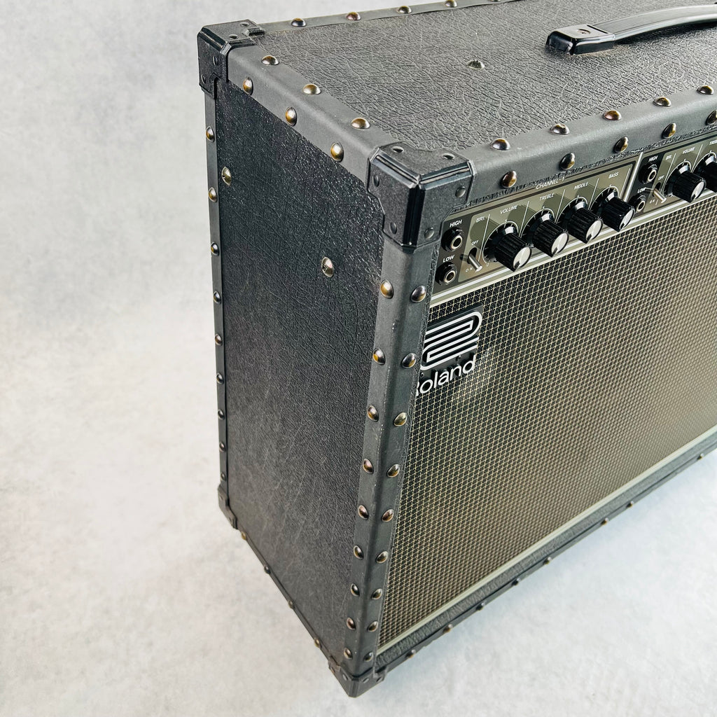 Roland JC-120 Jazz Chorus 2x12" Combo Amplifier 1980s - Black - 8