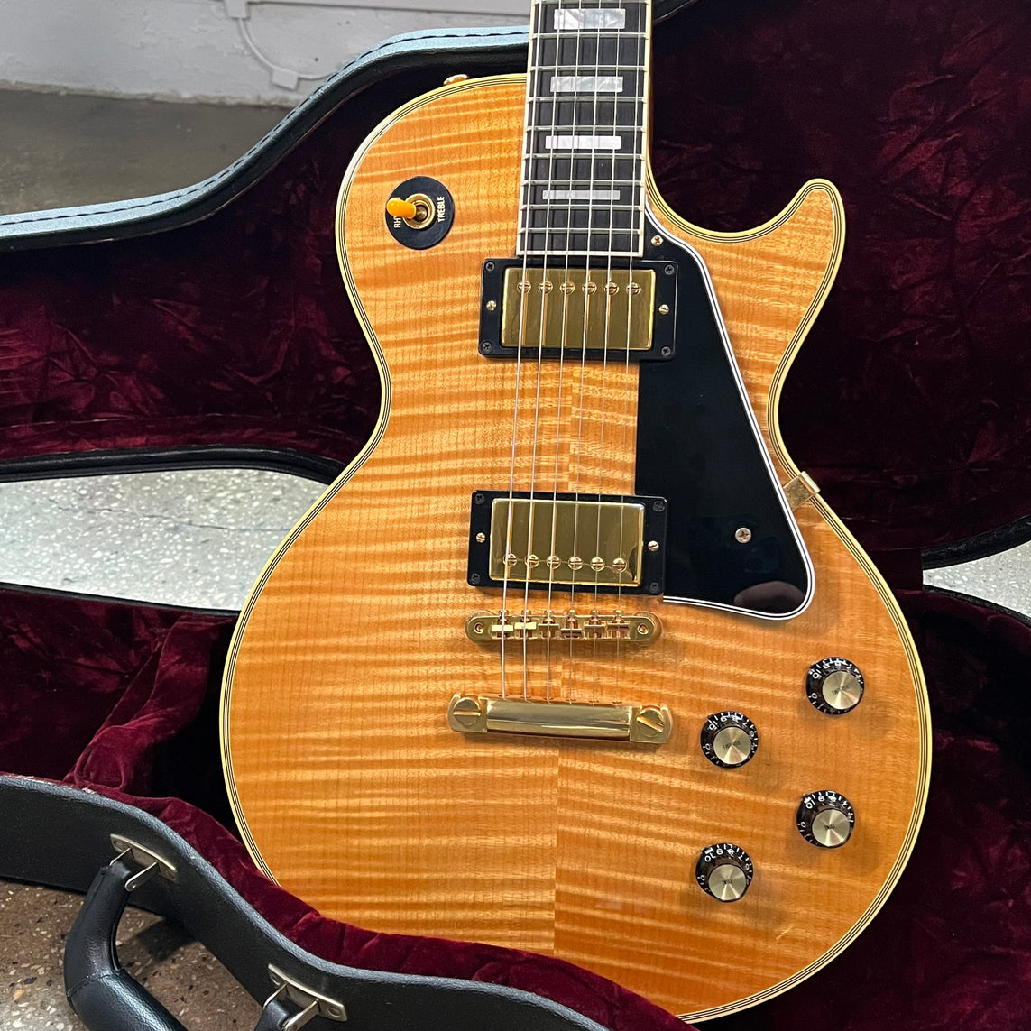 ギター Gibson Custom Shop 1968 LP Custom 2001 Gibson Custom Shop 1968 Les Paul Custom 2001 - Natural | Tone Wolf