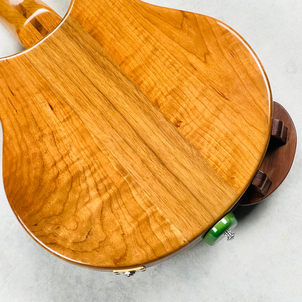 RT Custom Short Scale Hollow Body Guitar 2000s - Green Burst - 11