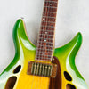 RT Custom Short Scale Hollow Body Guitar 2000s - Green Burst - 3