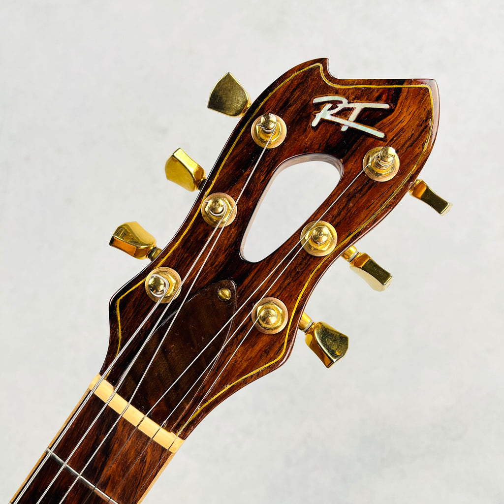 RT Custom Short Scale Hollow Body Guitar 2000s - Green Burst - 8