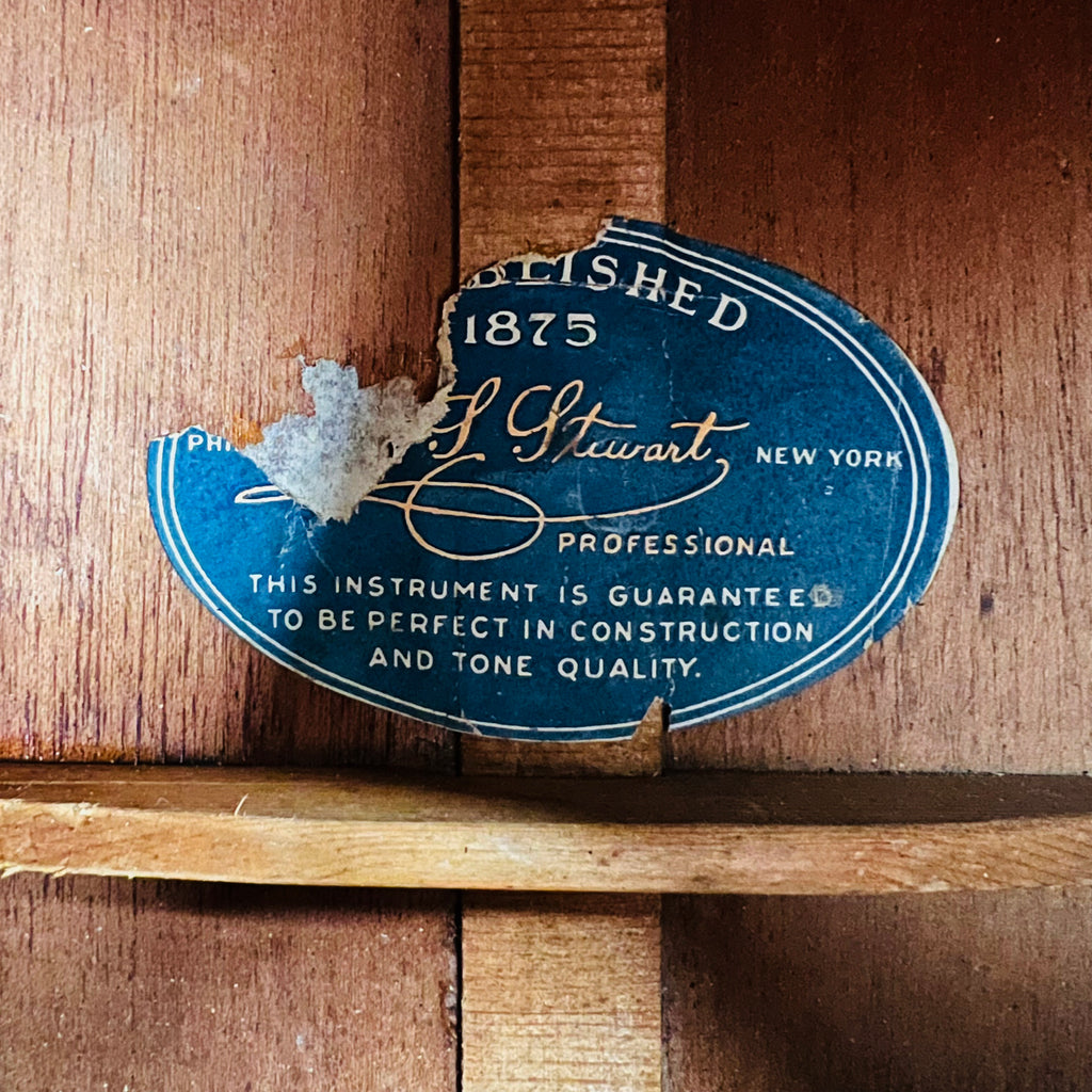 S.S. Stewart Model A-4000 Concert Acoustic 1930 - Natural - 9