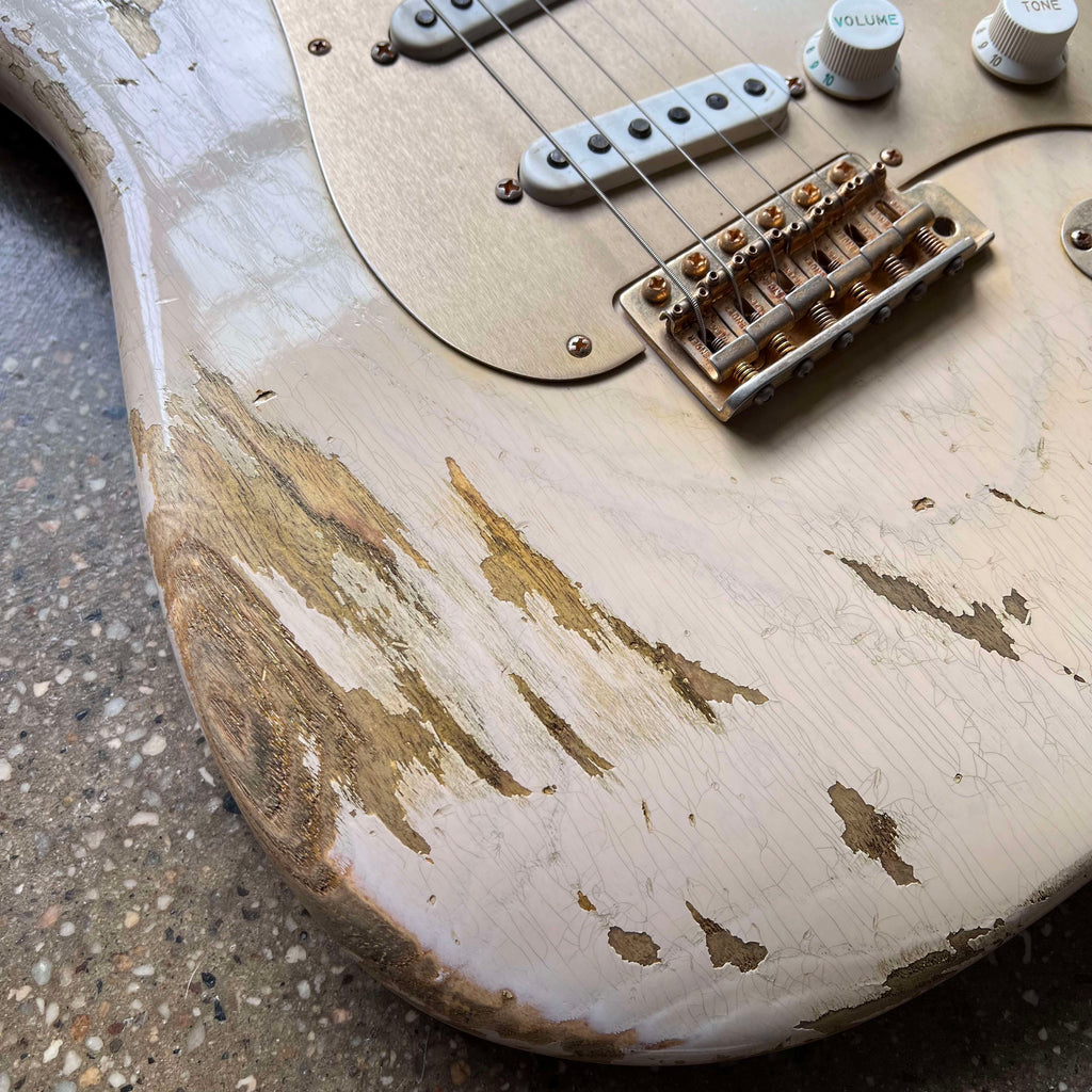 Fender Custom Shop Limited Edition Golden '50s 1954 Stratocaster 2014 - Dirty White Blonde - 5