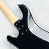 Sandberg California VS Lionel 30" Short Scale 4-String Bass 2024 - Cosmic Black & Green Neon Stripes - 12