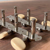 Slot Head Guitar Tuning Machine Set 3x3 Tuner Keys Chrome with Cream Buttons 2000s - 5
