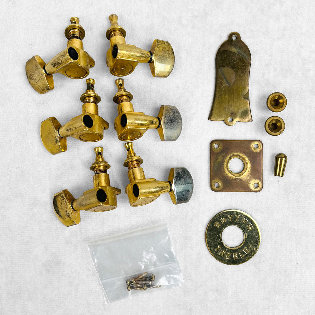 Randy Rhoads Les Paul Schaller Tuners & Brass Parts Upgrade Kit - 1