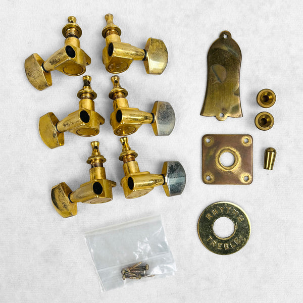 Randy Rhoads Les Paul Schaller Tuners & Brass Parts Upgrade Kit - 1