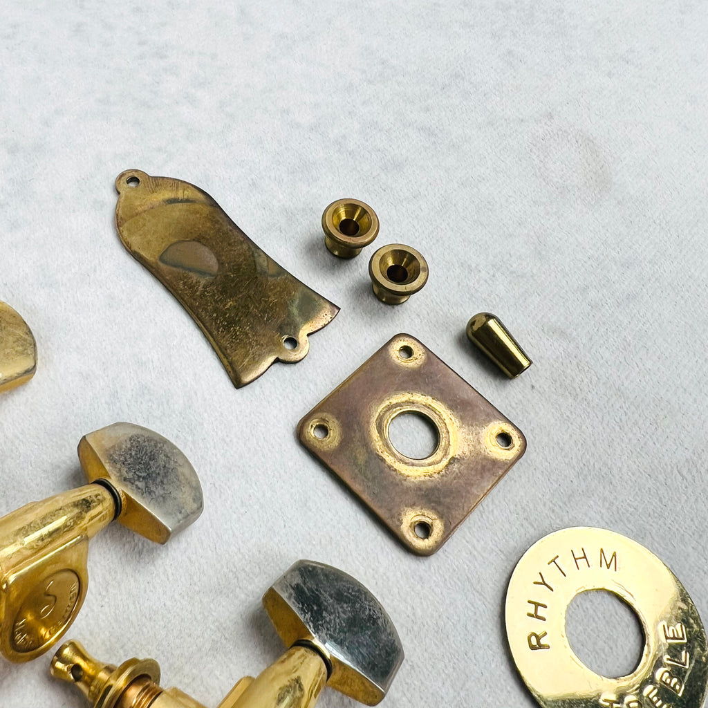Randy Rhoads Les Paul Schaller Tuners & Brass Parts Upgrade Kit - 6