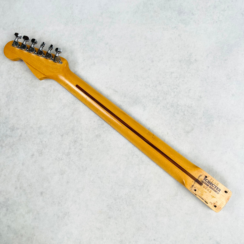 Schecter S-Style Electric Guitar Neck Rosewood Fingerboard 1980 - Natural - 5